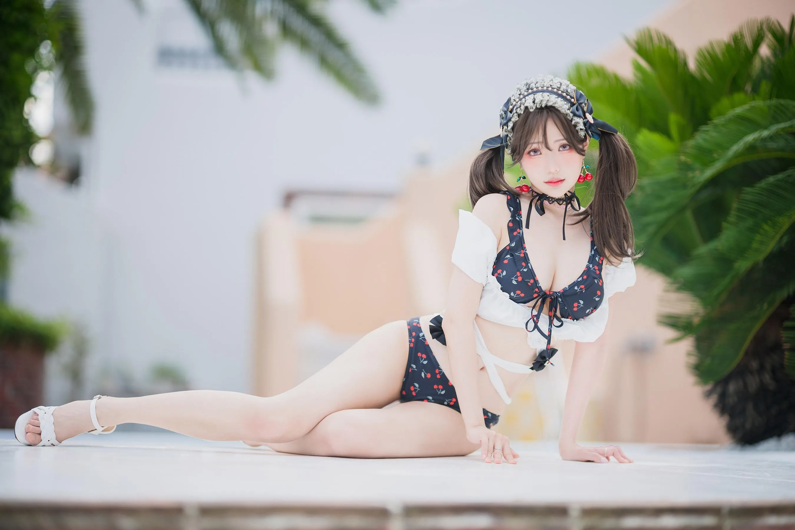 ElyEE子 – NO.120 2023.august B-櫻桃地雷系少女 Cherry Ground Mine Girl [23P]插图5